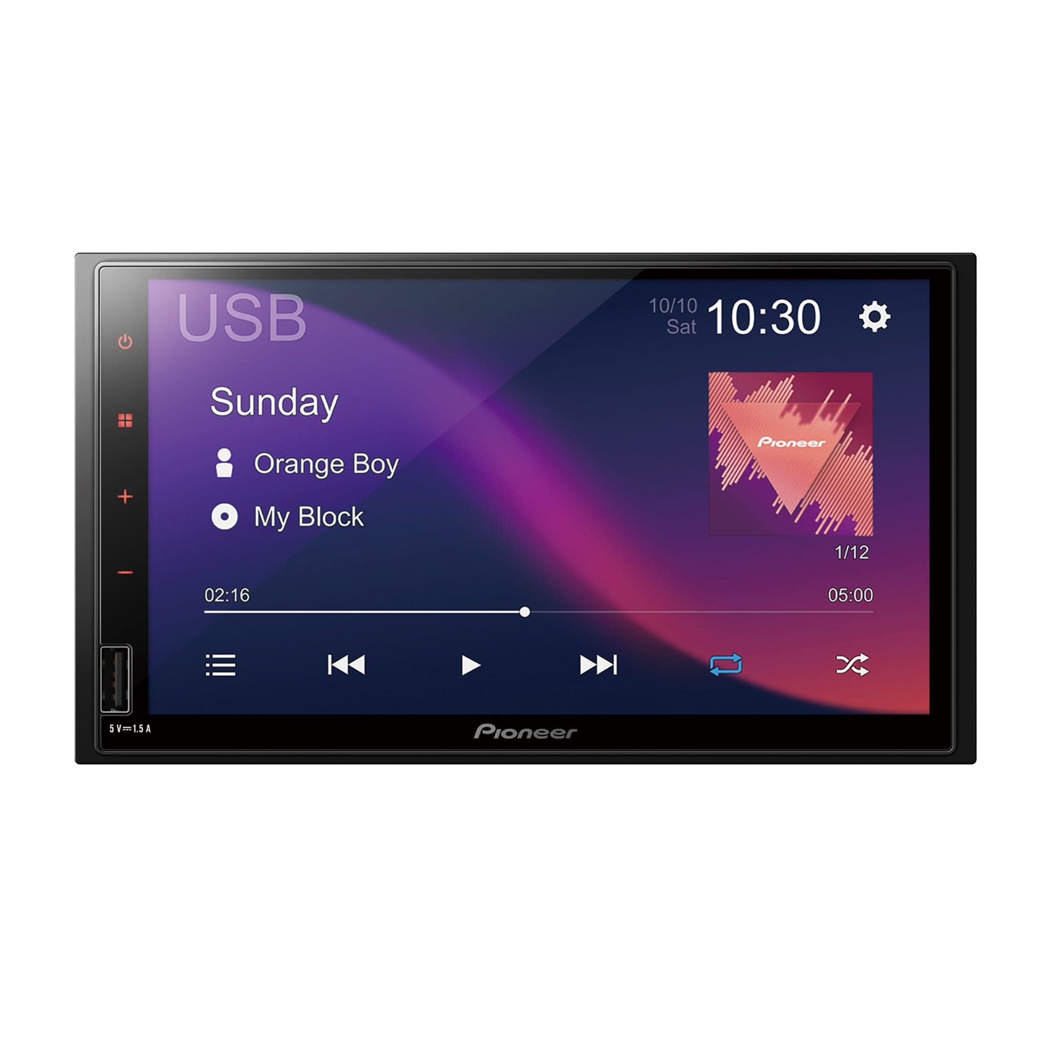 DMH-470EX 7" Double-DIN Touchscreen Multimedia Car Stereo Receiver