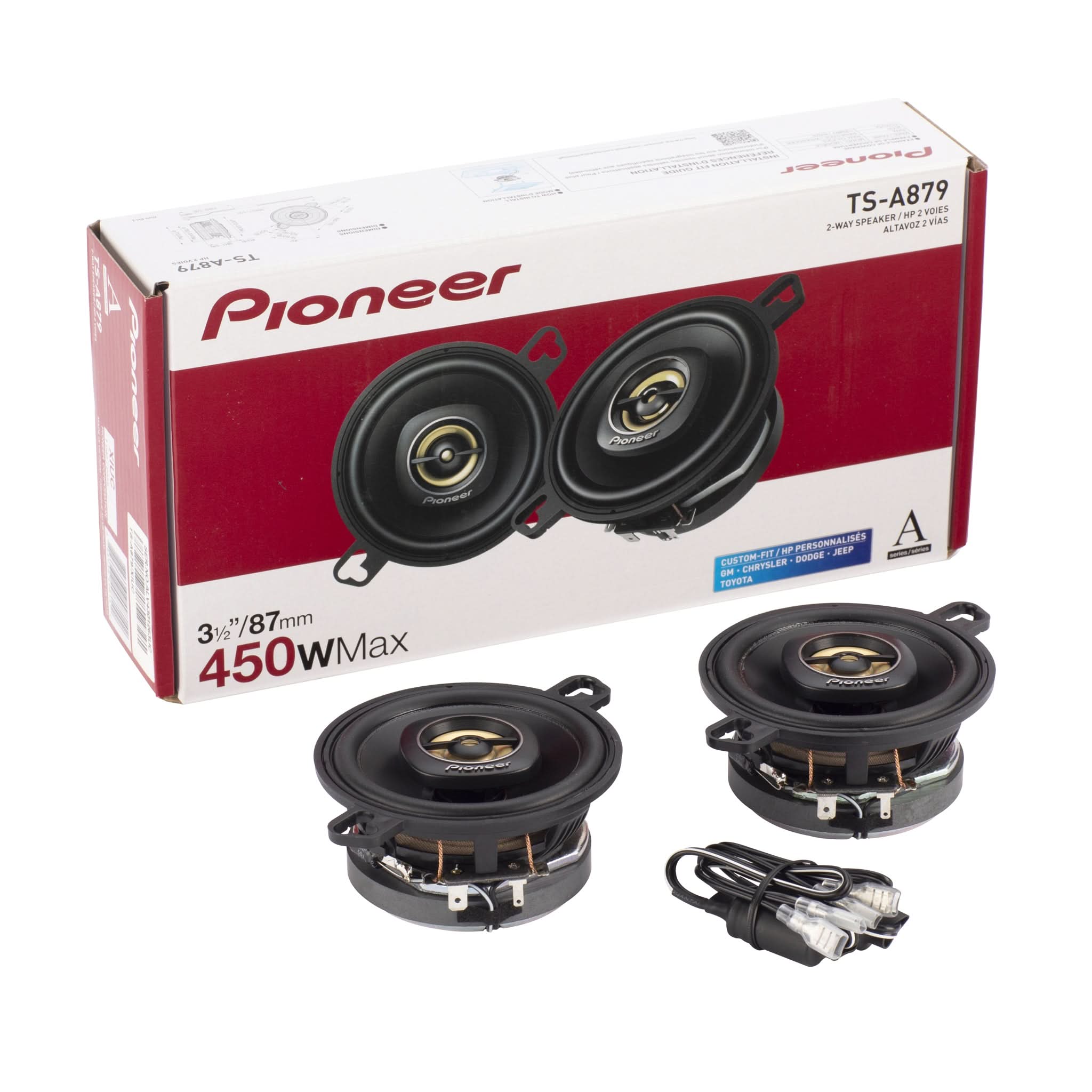 TS-A879 3.5" A-Series Plus 2-Way Coaxial Car Speakers (450W Max Pair) - Image 5